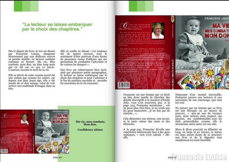 livre francoise louise medium